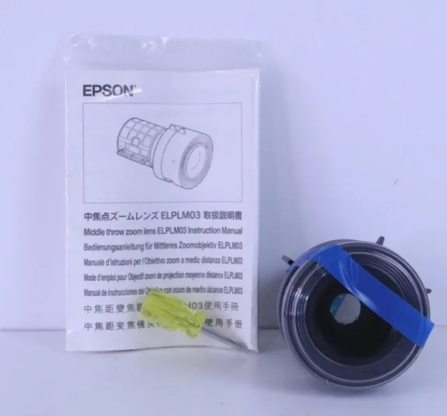 Epson V12H004M03-N  (ELPLL03) Middle Throw Projector Lens 36-48mm 2