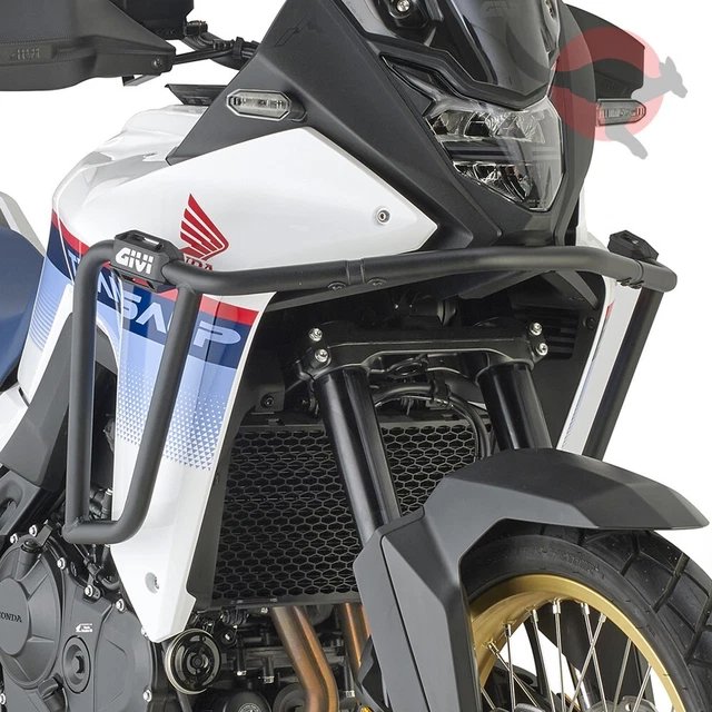 Pare-chocs R-Tech Pour Honda Transalp XL 750 (2023-2025) – Protection Moteur, Rouge/blanc/noir, Neuf, Italie