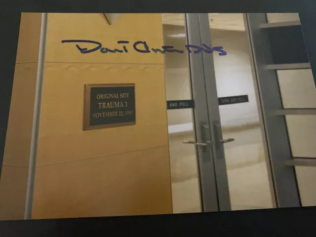 Don T. Curtis Signed Autograph 4x6 Photo JFK Assassination Doctor Auto