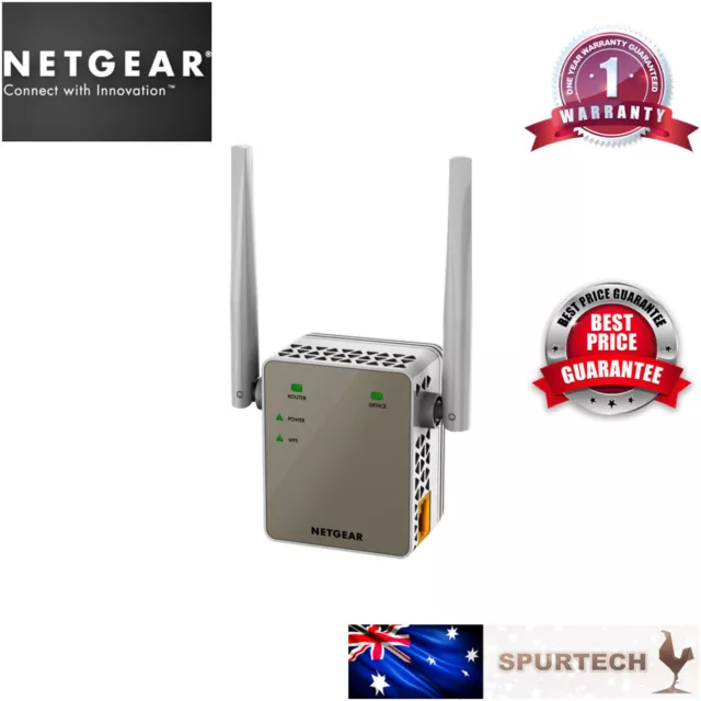 Netgear EX6120 AC1200 Dual Band Wireless Gigabit WiFi Extender Booster OEM