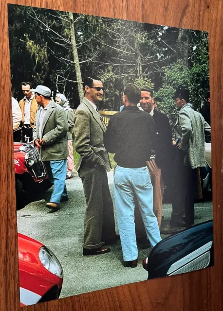 8x10 print / Ken Miles, Phil Hill, Richie Ginther at Pebble Beach Races 1955