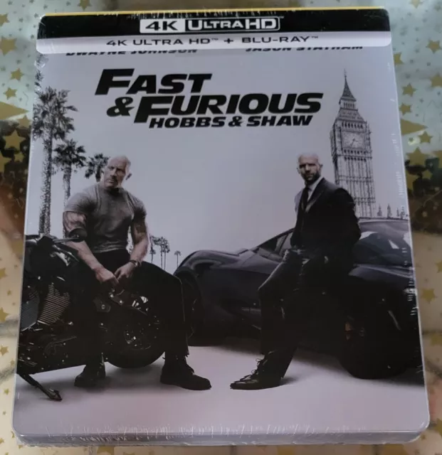 STEELBOOK 4K Ultra HD + Blu-ray " FAST AND FURIOUS HOBBS AND SHAW "  Neuf