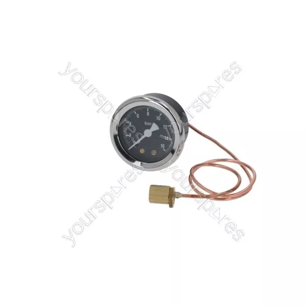 Vibiemme Coffee Machine Pressure Gauge Pump &#248; 49 Mm 0&#247;16 Bar