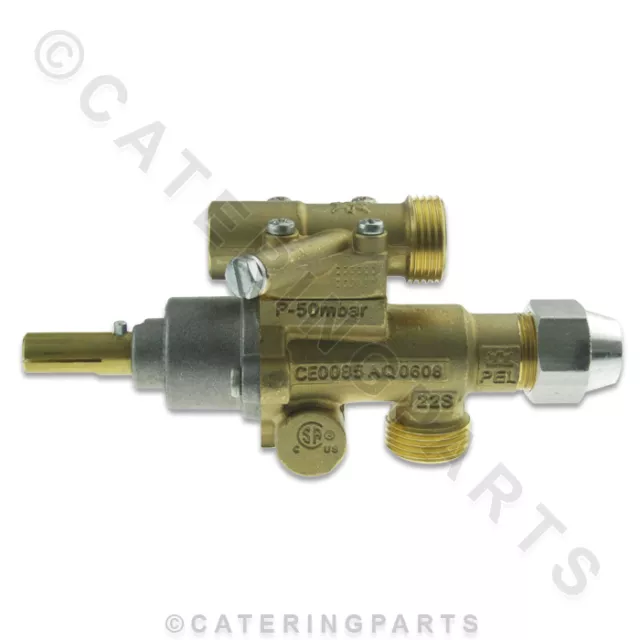 Ack Chinese Wok Range Pel 22-S Gas Burner Control Ffd Valve Horizontal Outlet