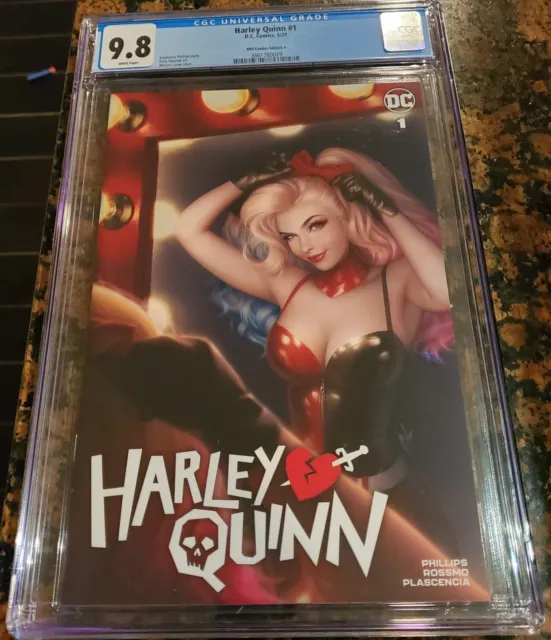 Harley Quinn 1 Cgc 9.8 Warren Louw Trade Dress Variant-A Batman Punchline 2021