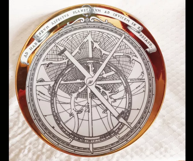 Rare find! FORNASETTI "ASTROLABIO" Arzberg Plate 1960s Hand MADE IN ITALY No. 3 Rare find! FORNASETTI "ASTROLABIO" Arzberg Plate 1960s Hand MADE IN ITALY No. 3