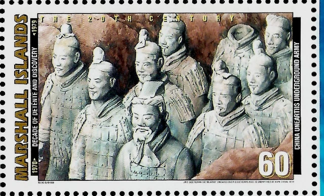 China Terrakotta-Krieger Marke Marshallinseln Postfrisch Terra-Cotta Warriors
