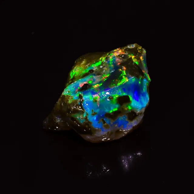 Opale Naturel, Naturel Éthiopien Feu opal raw Pierre Précieuse 22 CT 20x16 MM