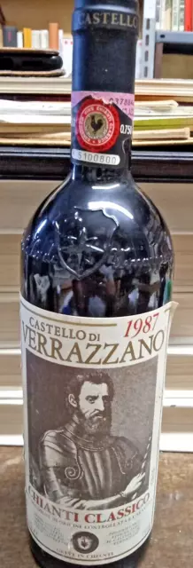 Chianti classico castello di verrazzano 1987 greve 0,750 litri 12,5 gradi