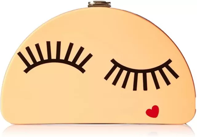 MILLY Solid Eyelash 1/2 Moon Clutch L12102