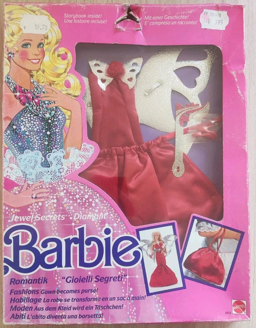 Barbie Mode Phosphorescente Italienne - Années 80, Robe Qui Brille Dans Le Noir, Mattel