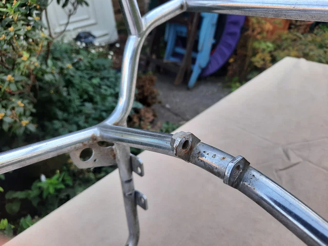 ORIGINAL VINTAGE BMW R75/R80 Motorcycle complete luggage rack chrome £ ...