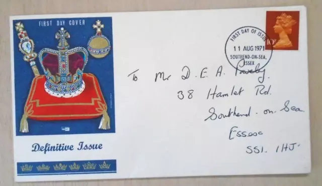 Philart First Day Cover DEFINITIVE ISSUE 1971 - In Aid Of Bone Cancer Research
