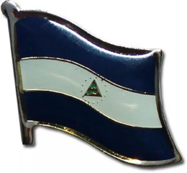 Nicaragua Drapeau Pays Vélo Moto Chapeau Bonnet Revers Broche