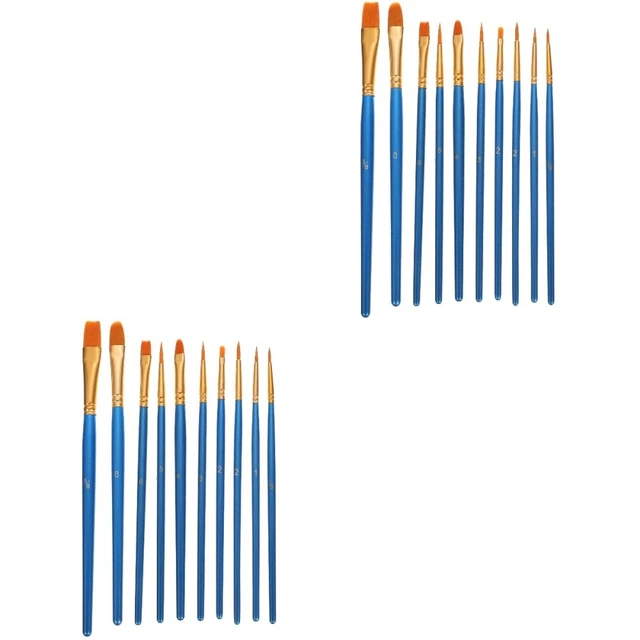 20 PIEZAS Pintura artística profesional pincel pintura de acuarela pincel para estudiantes
