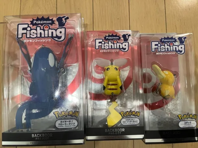 DUO Pokemon Fishing Lure Set PIKACHU & KYOGRE & PSYDUCK(KODUCK) DUO