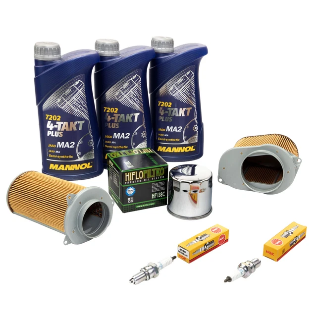 Pack Maintenance 4L Pour Suzuki Big DR 800 1991-99 - Huile, Filtres, Bougies, Neuf