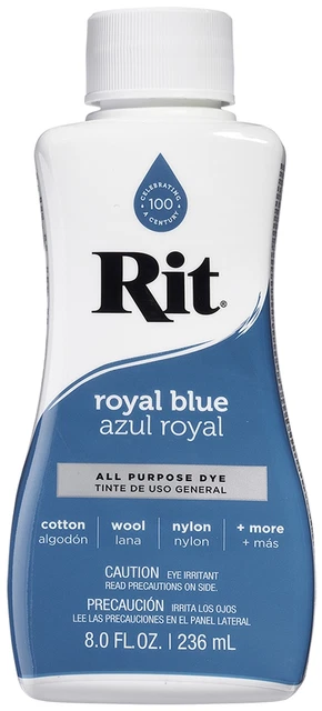 Rit Dye líquido 8 oz-azul real -8-29