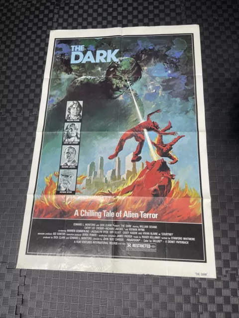 THE DARK Original Movie Poster 1979 One Sheet Folded 27x41