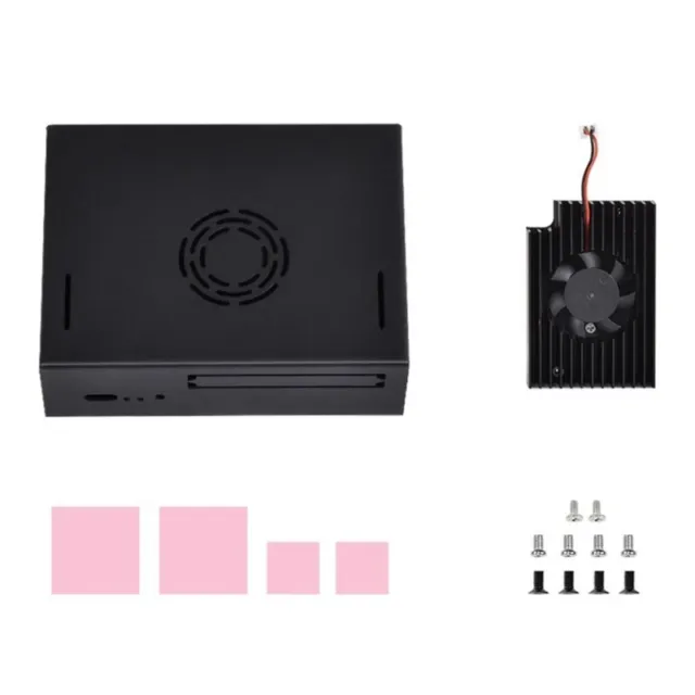 Metal Case Black Protection Box for StarFive JH7110 Processor