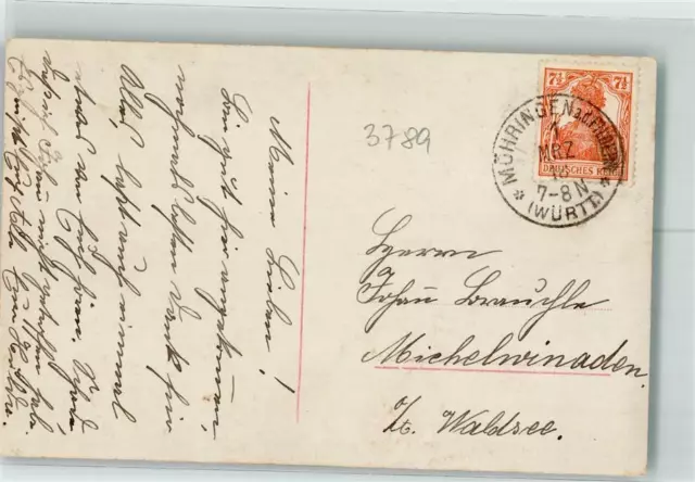39618964 - 7000 Moehringen seltene Briefmarrke Stuttgart Stadtkreis 1918