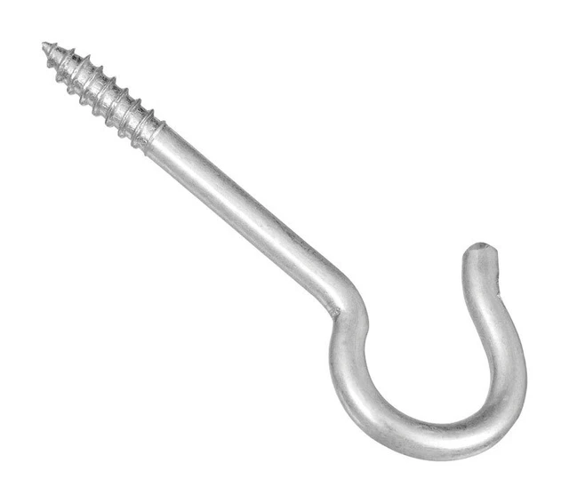 National Hardware N120-857 Zinc Plated Steel V2040 #8 Ceiling Hook 2-9/16 in.