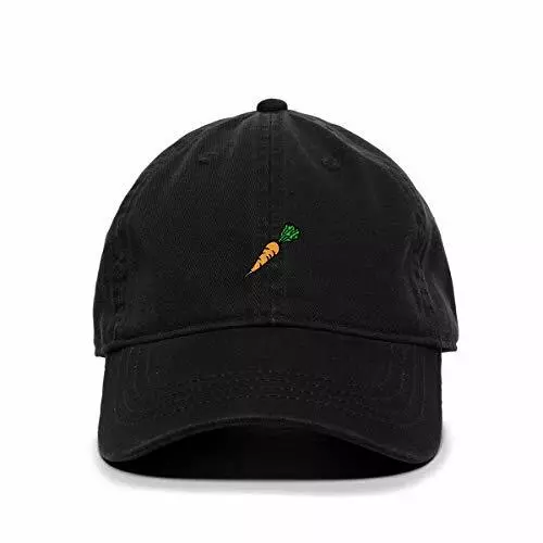 Carrot Baseball Cap Embroidered Cotton Adjustable Dad Hat