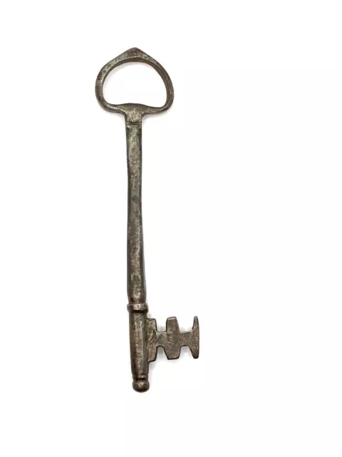 Antique Key Of Holder IN Wrought Iron, Key, Schlüssel, Chiave
