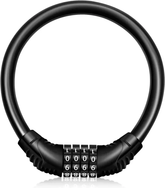 Fahrradschloss Zahlenschloss Fahrrad Kettenschloss Hochsicheres Bike Lock Anti-D