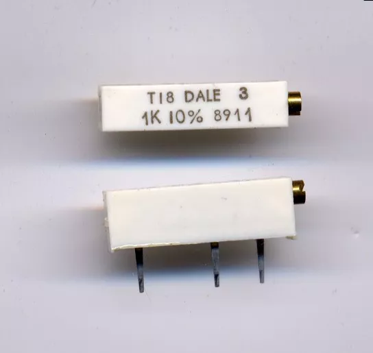 1K ohm 10% Trimmer - Multi-turn - 4 pcs / $2.50