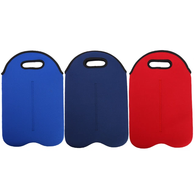 Enfriador de botellas de vino neopreno aislado exterior doble botella cubierta protectora HY#
