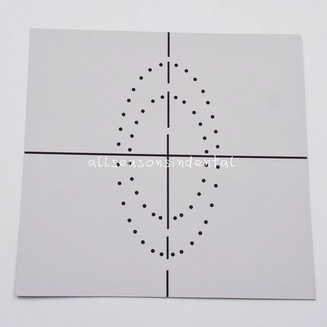 DENTAL RUBBER DAM Template Surgical Instrument Endodontic Restoration