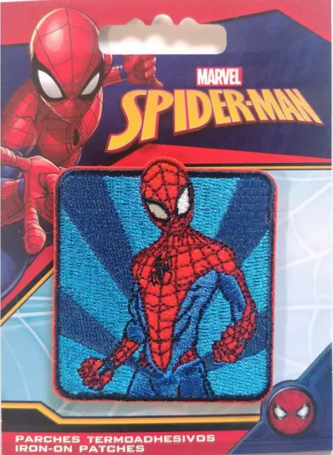 Spiderman iron-on patches for clothing, DIY applique, clothes repair