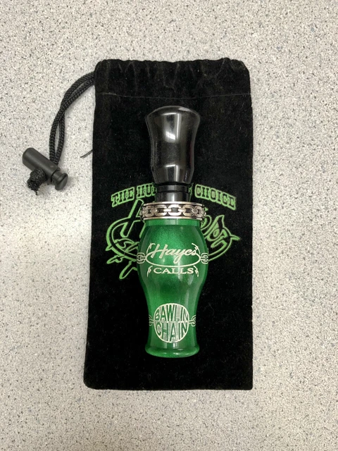 Double Reed Duck Call. Hayes Bawlin Chain Double Reed Duck Call. Hayes Bawlin Chain