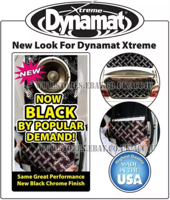 Dynamat Xtreme Car Door Floor Hood Boot Sound Proofing Deadening 18"x32" 2 Sheet 2