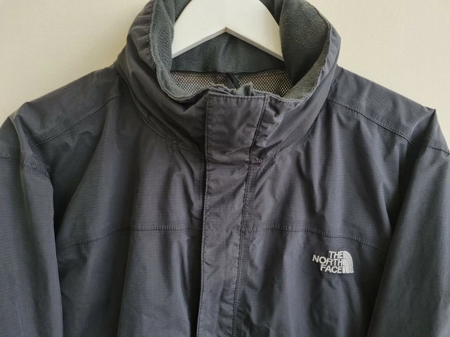 The North Face HyVent fine mens Waterproof Hooded jacket,good cond.size M/L Wor. 2