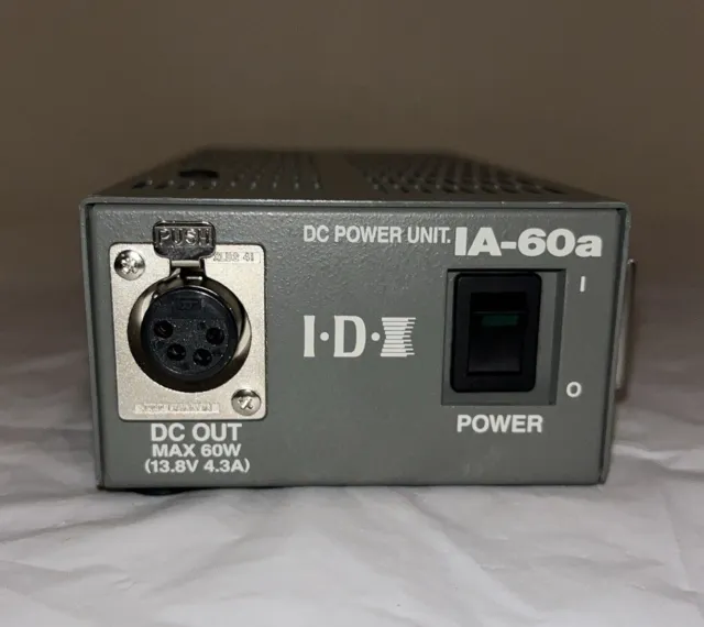 IDX IA-60A 60w AC Power Supply - 4-pin 12v XLR For Video And Cinema Cameras
