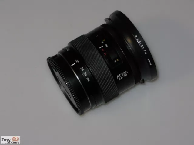 Minolta AF Sony Alpha A-mount 24-50 mm 1:4 Zoom-Objektiv Weitwinkel lens