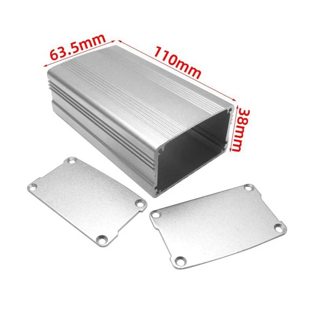 Alloggiamento versatile in alluminio per progetti elettronici 110*63 5*38mm