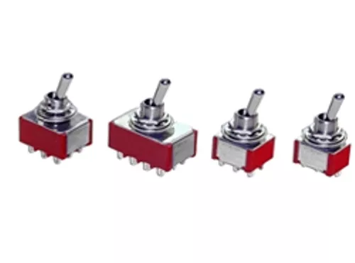 5 x Momentary (On)Off(On) Mini Small Toggle Switch Model Railway SPDT 28DC