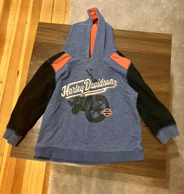 Boys Harley Davidson Hoodie 4T