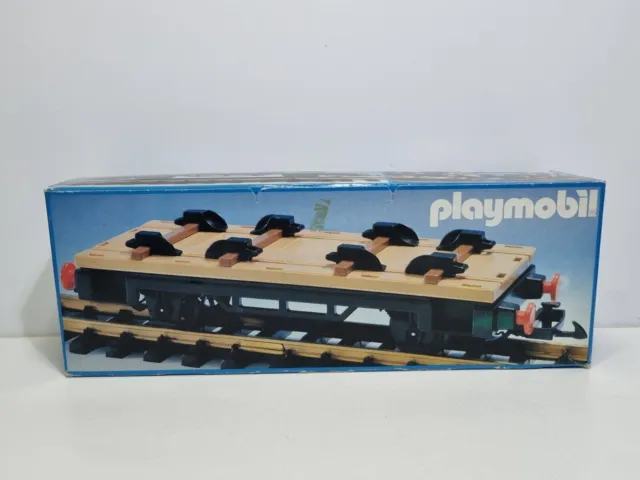 Playmobil 4106 Vieux Wagon Véhicule de Transport Cannon Train Voie Ferrée LGB