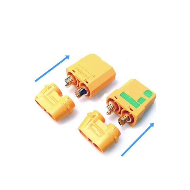 Câble De Charge Vélo électrique – Connecteur XT90 Vers Prise CA – Pour Batteries 36V, 48V, 72V – Longueur 200 Mm - 3