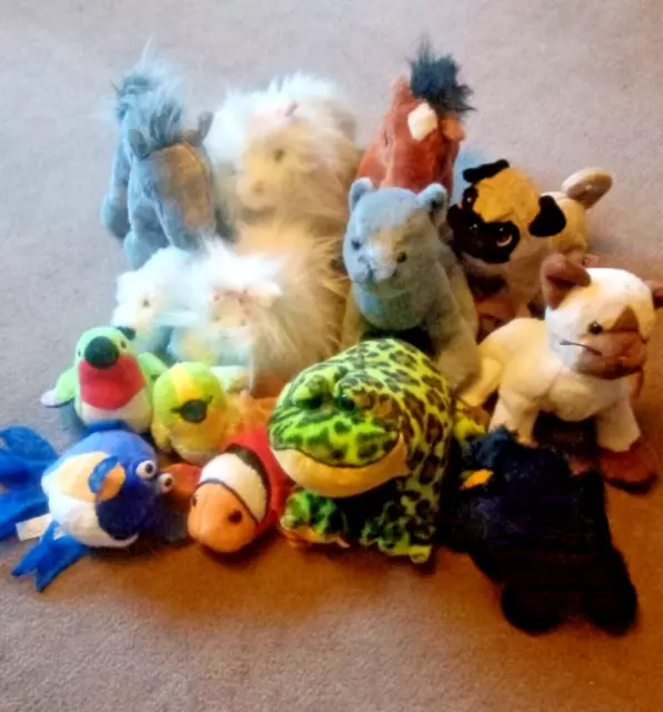 Ganz Webkinz Large Bundle  x 14 Plush Soft Toys