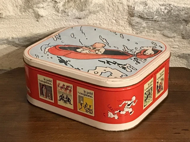 Ancienne boite publicitaire fromage tintin - Collection