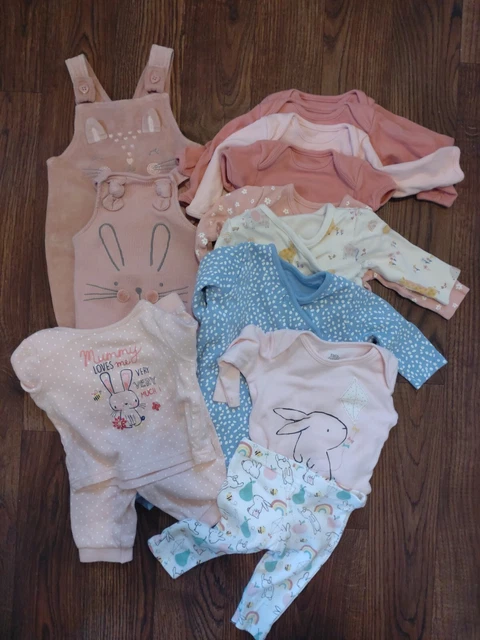 0-3 Months Girls Spring Clothes  Bundle
