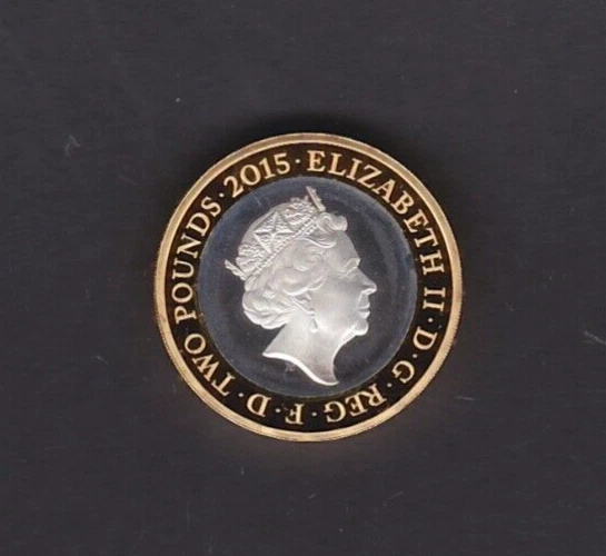 Boxed Royal Mint 2015 Piedfort Silver Proof Magna Carta £2 Coin With Certificate 2