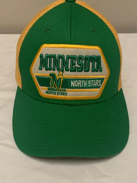 Minnesota North Stars CCM Cap Snapback Mesh Adjustable Trucker Hat NHL
