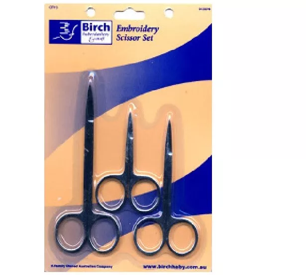 EMBROIDERY SCISSOR SET - Birch brand - (012079/38)(2470)