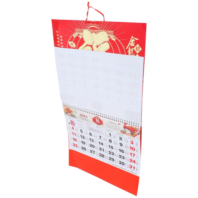CHINESISCHER MONDKALENDER ZUM Aufhängen An Wand Empfindlich EUR 10,78